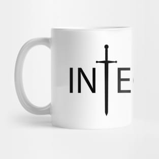 Integrity typographic logo design Mug